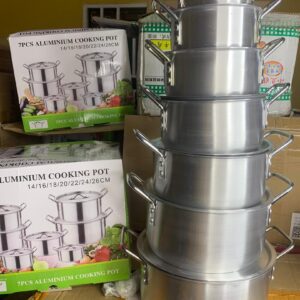 7pcs Aluminium cookware